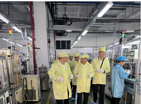 蒋文春光临绵阳asiagame深圳分公司调研